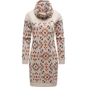 Ragwear Obleka Chlloe Aztec ecru/petrol/oranžna/bordo