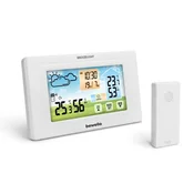 Bewello BW2070 Digitalna Meteorološka Stanica – Bežični Termometar, Higrometar & Sat s Alarmom