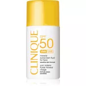 Clinique Sun mineralni fluid za sončenje za obraz SPF 50 30 ml