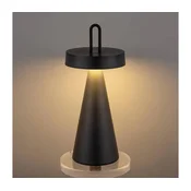 LED prigušiva spoljašnja punjiva dodirna stona lampa HALO LED/1,5W/3,7V 3000 mAh IP44 crna