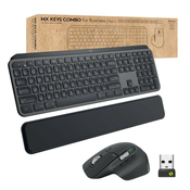 LOGITECH MX Keys Combo Wireless Desktop US tastatura + miš