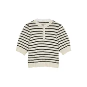 VERO MODA Pulover VMDOFFY kremna/črna