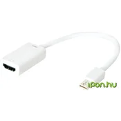 Mini DisplayPort HDMI transformator Bijela 10cm CV0036B