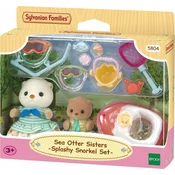 Sylvanian Families - Morski vidri sestrici – Plavalni komplet 5804
