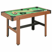 vidaXL Biljarski stol 122 x 61 x 76 cm smeđi
