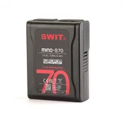 SWIT Mino-S70 | USB-C, tiny size with 70Wh pocket mini battery, USB-A/USB-C/D-tap, V-Mount