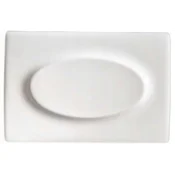 shumee Porcelanasti pravokotni ploščati krožnik 32x21,5 cm Schönwald Nemčija