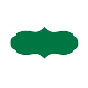 shumee Etikete za kozarec 7,5x3 cm za marmelado 60 kosov, zelene mat