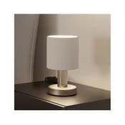 Eglo 31841 - Stona lampa MONTETTO 1xE14/40W/230V bela/matni hrom