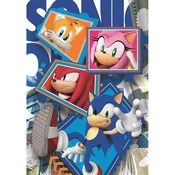 Clementoni Puzzle Ježek Sonic: Partnerji 104 kosov