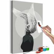 Slika za samostalno slikanje - Woman With Wings 40x60