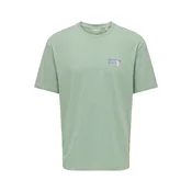 Only & Sons Majica ONSPOPSICELLO  pastelno zelena / oranžno rdeča / bela