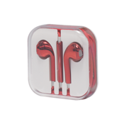 Slusalice za iPhone 6 metalik crvene 3,5mm