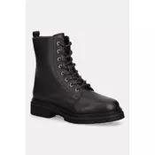 Tommy Hilfiger Pohodni čevlji Th Plaque Pebble Lace Boot Warm FW0FW08767 Rjava