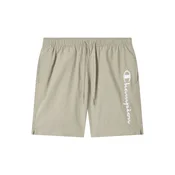 Champion Authentic Athletic Apparel Kratke kopalne hlače  greige / bela