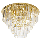 MAXLIGHT C0224 - Plafonska lampa MONACO 16x G9/40W/230V, precnik 80 cm, zlatna