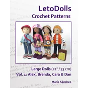 LetoDolls Crochet Patterns Large Dolls (21 / 53 cm) Vol. 1