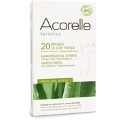 Acorelle Facial cold wax strips x20 + 4 free* 4.8ml