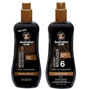 shumee Australian Gold Spray Accelerator + Spray Gel SPF6