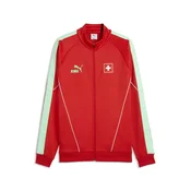 PUMA Switzerland KING Anthem Jacket Men, Football, Red/Green Glimmer, M