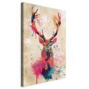 artgeist Slika Na Platnu Watercolor Deer
