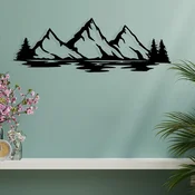 Wallity Zidna dekoracija Nino, 68,5x23,5cm, Crna