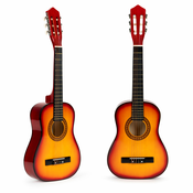 Velika klasicna drvena gitara za decu sa 6 žica – ECOTOYS