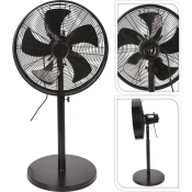 Ventilator samostoječi fi 45 cm, 50 W, črn#Koopman