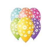 Balon, 30 cm, rože, 10 kosov