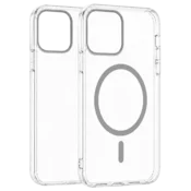 Transparent Color Ring MagSafe maska za iPhone 13 Pro Max – Siva