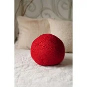 Aberto Design Ukrasni jastuk Teddy Top 25, 25x25x25 cm, Crveni