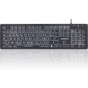 Perixx Žična tipkovnica z osvetlitvijo - Francoska AZERTY postavitev