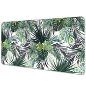 Decormat Podloga za pisalno mizo Zeleni listi 120x60 cm