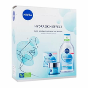 Nivea Hydra Skin Effect Gift Set darovni set dnevni gel za lice Hydra Skin Effect 50 ml + micelarna voda Hydra Skin Effect 400 ml za žene