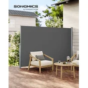 Songmics Stranska tenda 180x350 cm siva