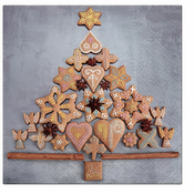 Serviete za decoupage Medenjakovo drevesce - 1 kos