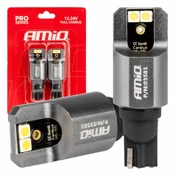 Avto LED žarnici AMiO T15 W16W Canbus 4x3030 SMD, bela, 12V/24V