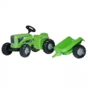Traktor na pedale sa prikolicom zeleni Rolly Kiddy Futura