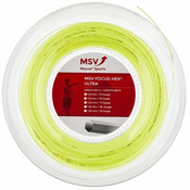 Teniska žica MSV Focus Hex Ultra (200 m) - neon yellow