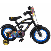 BATMAN Dječji bicikl 12 s pomoćnim kotačima crni