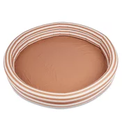 liewood otroški bazen savannah stripe tuscany rose/creme de la creme