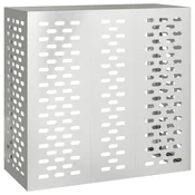 Pokrov za klima uredaj Srebrno 110 x 50 x 105 cm Cinkani celik