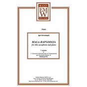 KRIVOKAPIČ:MALA RAPSODIJA alt sax and piano