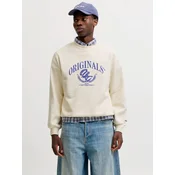 JACK & JONES Majica JORFREDERIKSBERG modra/volneno bela