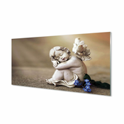 tulup.si Slika na akrilnem steklu Spanje angel cvetje table 125x50 cm 4 obešalnika