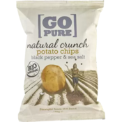 Cips sol & papar BIO GoPure 125g