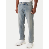 Jack & Jones Jeans hlače Eddie 12290171 Modra Loose Fit