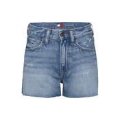 Tommy Jeans Jeans kratke hlače Hot Pant Bi8036 DW0DW20575 Modra Regular Fit