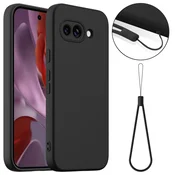 GS Ovitek za Google Pixel 9A, silikonski MagSafe, črn