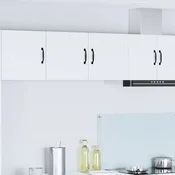 vidaXL Stenska kuhinjska omarica Bela 80 x 31 x 40 cm Konstruiran les